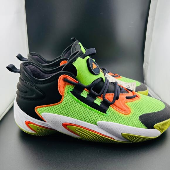 Adidas BYW Select Basketball Shoes Solar Green Impact Orange Core IG4948 Sz 11 - Picture 5 of 9